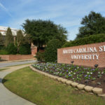 A sign for South Carolina State University in Central SC