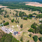 An aerial view of expansive and available land in Calhoun County in the Central SC Region